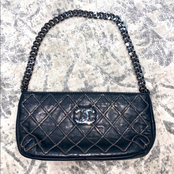 CHANEL Handbags - Authentic Chanel Clutch bag with chain